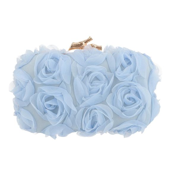 Lace Floral Clutch Purses mal Flower Evening Handbags With Chain >:) - Picture 1 of 6